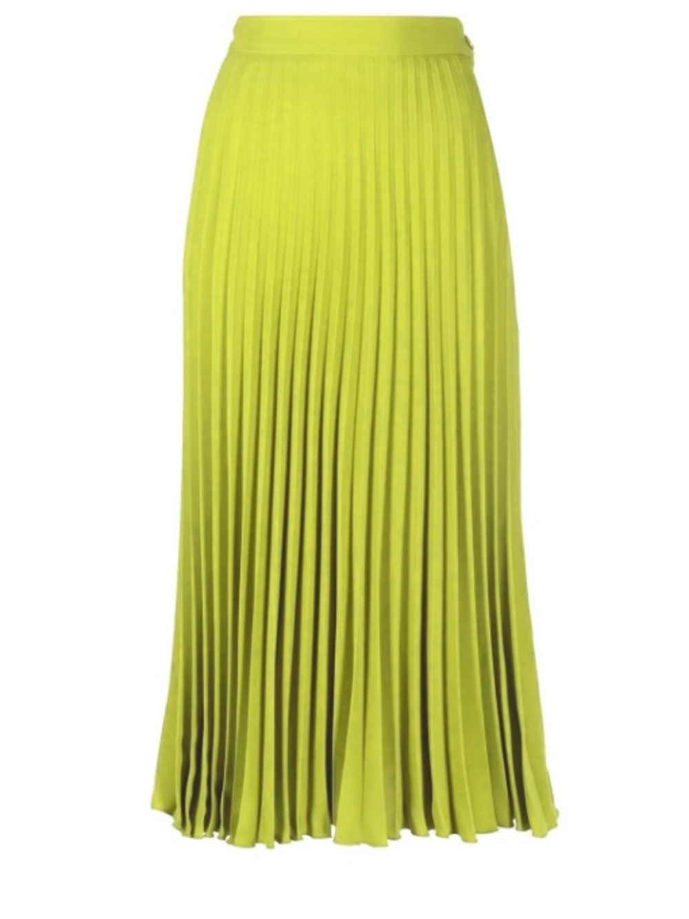 Pleated Green Skirt